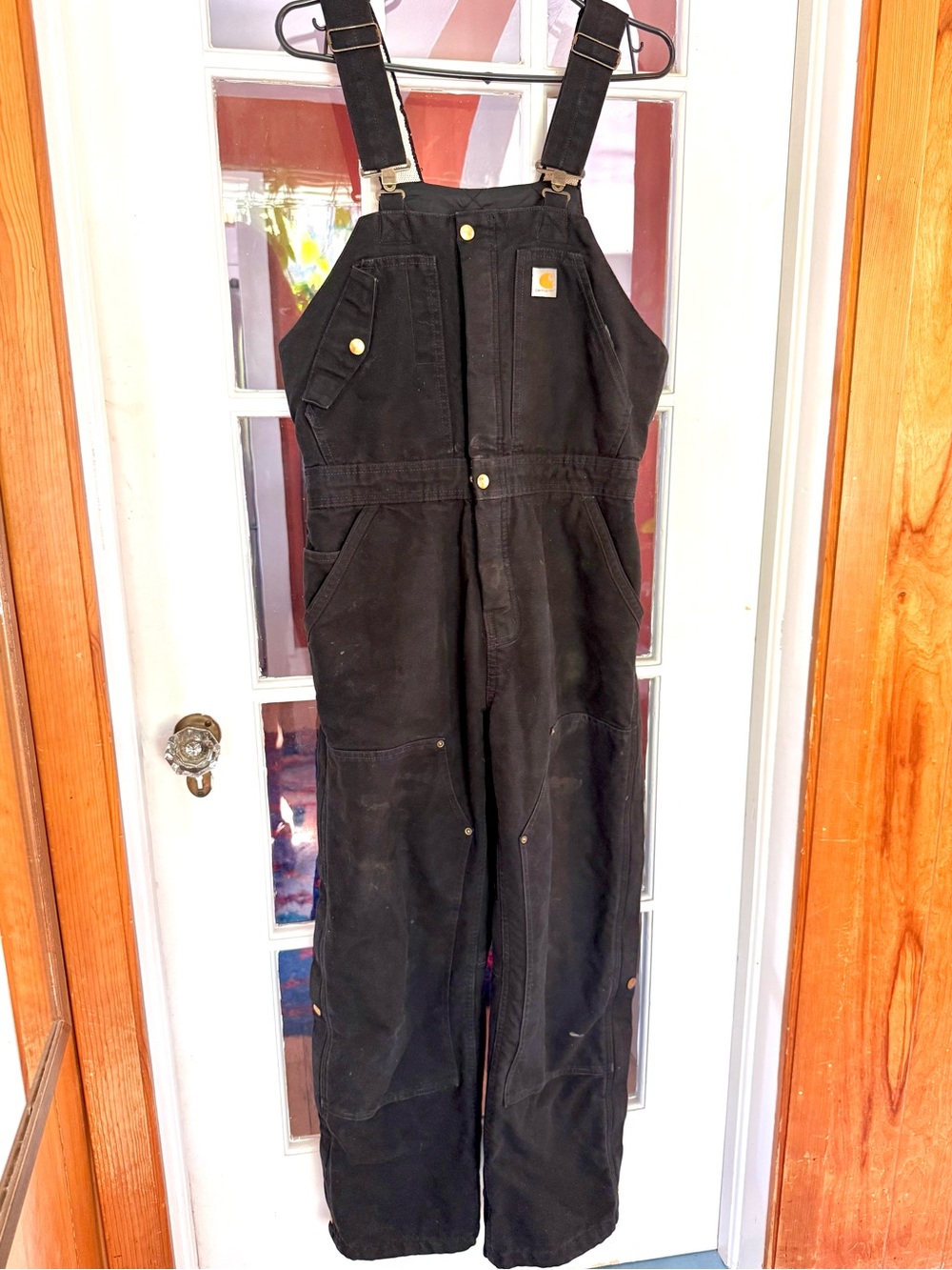 Carhartt Women's Black Insulated Bib Overalls
